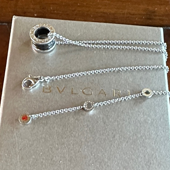 Auth. Bvlgari Silver Save the Children  Necklace - Picture 6 of 13